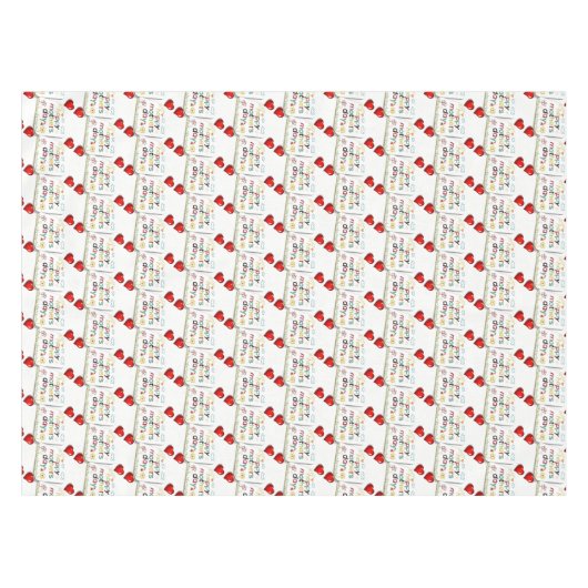 Muttertagstablette Tischdecke (Vorderseite (Horizontal))