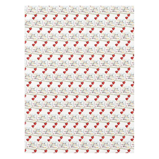 Muttertagstablette Tischdecke (Vorderseite)