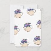 Muttertagstee Einladung (Rückseite)