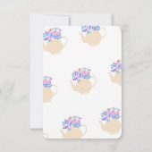 Muttertagstee Einladung (Rückseite)