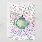 Muttertagstee Party Einladung (Rückseite)