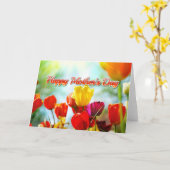 Muttertagstulpen Karte (Gelbe Blume)