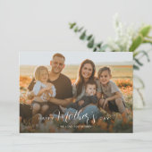 Muttertagsüberlagerungsskript-Fotokassenkarte (Stehend Vorderseite)