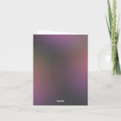 Muttertagsvase mit Blume und Text Feiertagskarte (Rückseite)