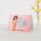 Muttertagsvorlagenkarte Karte (Gelbe Blume)