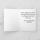 Muttertagswasser-Blume Hübsch zur Ehefrau Karte (Innenseite)