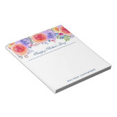 Muttertagswasser-Blume Notizblock (angewinkelt)