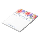 Muttertagswasser-Blume Notizblock (Rotiert)