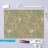 Muttertagsweiße Schmetterlinge orange Blume Seidenpapier (Handwerk)