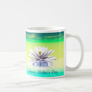 Muttertagsweißwasserlilie Kaffeetasse