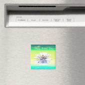 Muttertagsweißwasserlilie Magnet (In Situ (Geschirrspüler))