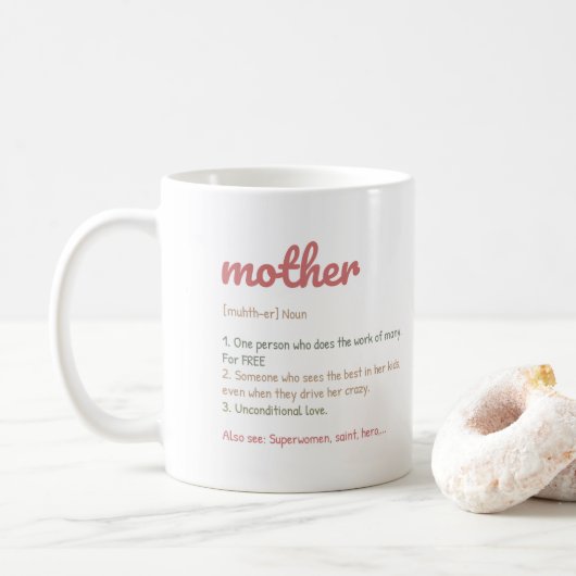 Muttertagswrap Kaffeetasse (Mit Donut)
