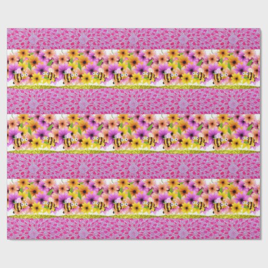 Muttertagswrapping Paper Hummel Geschenkpapier (Flach)