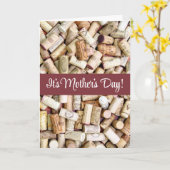 Muttertagwein Karte (Gelbe Blume)