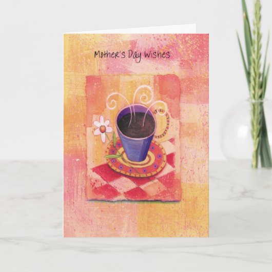 Muttertagwünsche Karte (Vorderseite)