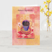 Muttertagwünsche Karte (Gelbe Blume)