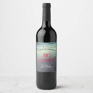 Muttertier oder jeder andere Rote feine Wein Weinetikett