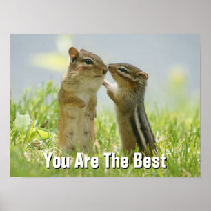 Mutterund BabyChipmunk Poster
