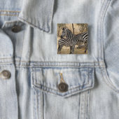 Mutterund Babyzebra-Button Button (Beispiel)