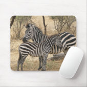 Mutterund Babyzebra-Mausunterlage Mousepad (Mit Mouse)