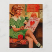 MutterValentin Feiertagspostkarte (Vorderseite)