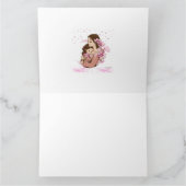 Muttervögel Fütternd Küken - Naturvorführung Karte (Innenseite)