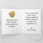 Muttervogel füttre ihren Babys Muttertag Karte (Innenseite)