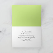 Muttervogel mit Fledglings im Nest Karte (Innenseite)