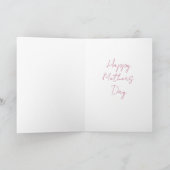 Mutterwortdefinitionen - moderne Mama-Rose Karte (Innenseite)