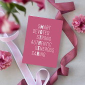 Mutterwortdefinitionen - moderne Mama-Rose Karte