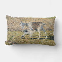 Mutterziege mit ihrem jungen Kind (von Segantini)