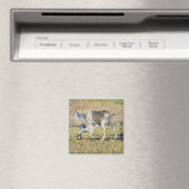 Mutterziege mit ihrem jungen Kind (von Segantini) Magnet (In Situ (Geschirrspüler))