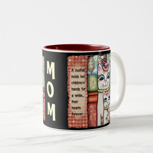 Mutterzitate Kaffeepause Tasse (VorderseiteRechts)