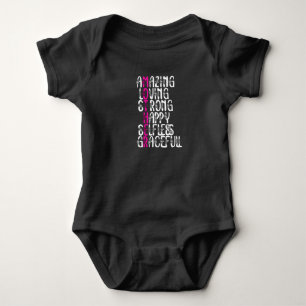 Mutterzitate: Liebe Worte Muttertagsdesign Baby Strampler