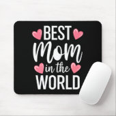 Mutti auf der Welt Shirt Frauen Mutter je Mütterta Mousepad (Mit Mouse)