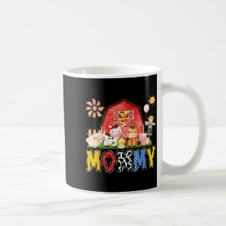 Mutti Bauernhof Kuh Geburtstagsjunge passende Fami Kaffeetasse