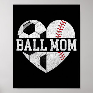 Mutti beider Herzensfußball Bysebyll Sport Mutti Poster