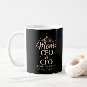 Mutti CEO & CFO-Shirt – Lustiges Muttertagsgeschen Kaffeetasse
