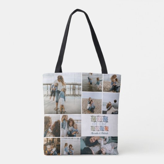 Mutti des Jahres Patchwork-Fotodesign Tasche (Rückseite)