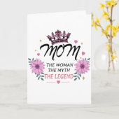 Mutti Die Legende Muttertag Geschenk Karte (Gelbe Blume)