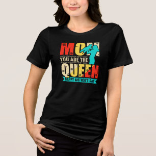 Mutti, du bist die Königin Tri-Blend Shirt