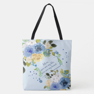 Mutti, Du Bist Mein Herz Tote Bag Tasche