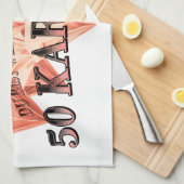 Mutti du bist wertvoller als ein 50 Karäter Geschirrtuch (Viertel Falte)