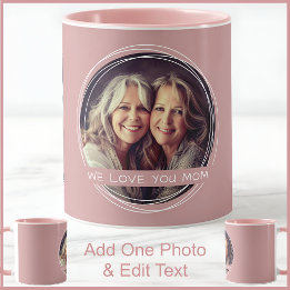 Mutti Ein Foto & Text Staubig Rosa Rosa C91 Zweifa Tasse