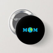 Mutti Erdentag 22. April Planet retten Klima Button (Vorne & Hinten)