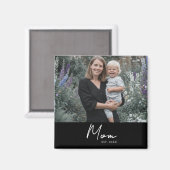 Mutti Established Foto Muttertag Magnet (Vorderseite/Rückseite)