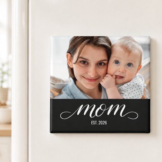 Mutti Established Foto Muttertag Magnet