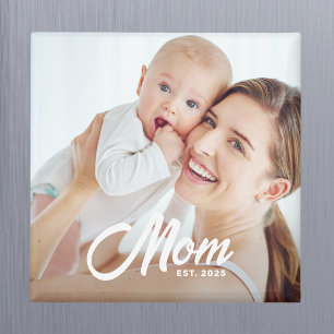 Mutti Established Foto Muttertag Magnet
