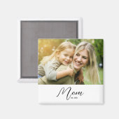Mutti Gegründet Foto Muttertag Magnet (Vorderseite/Rückseite)