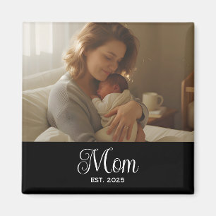 Mutti gegründet Foto Muttertag Magnet